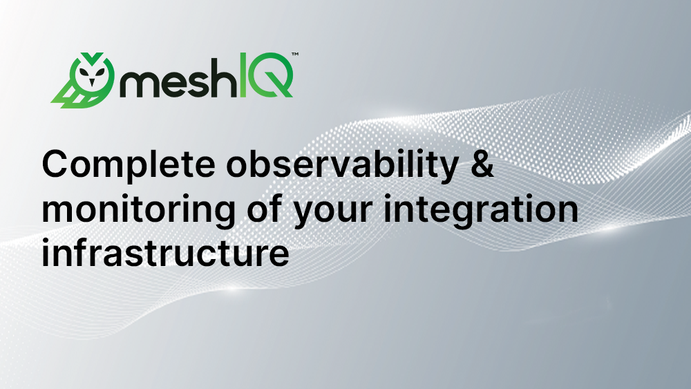 Complete observability & monitoring of your integration infrastructure