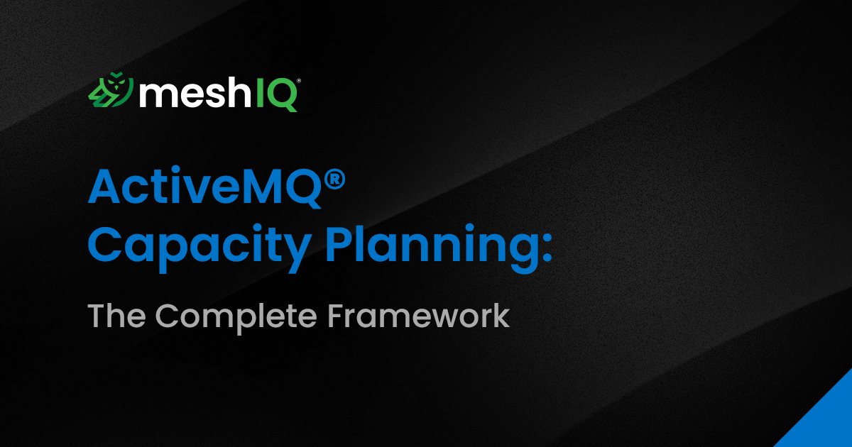 ActiveMQ Capacity Planning