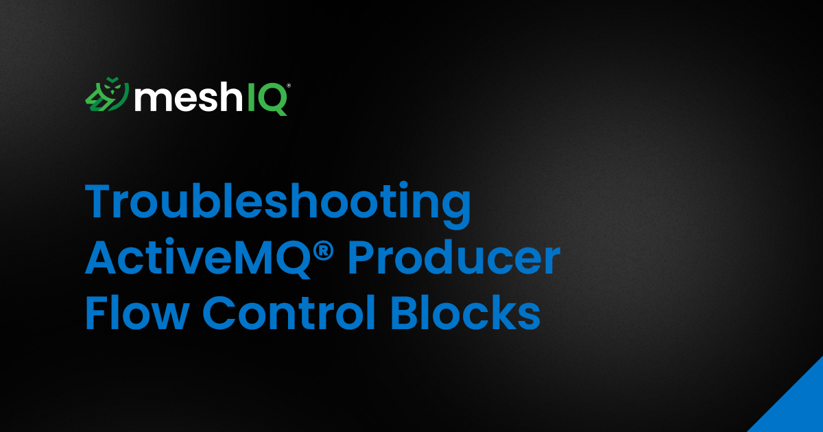 Troubleshooting ActiveMQ Producer Flow Control Blocks