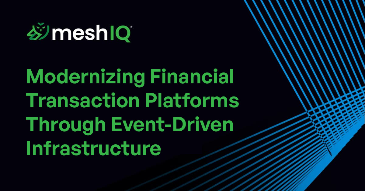 Modernizing Financial Transaction Platforms Through Event-Driven Infrastructure