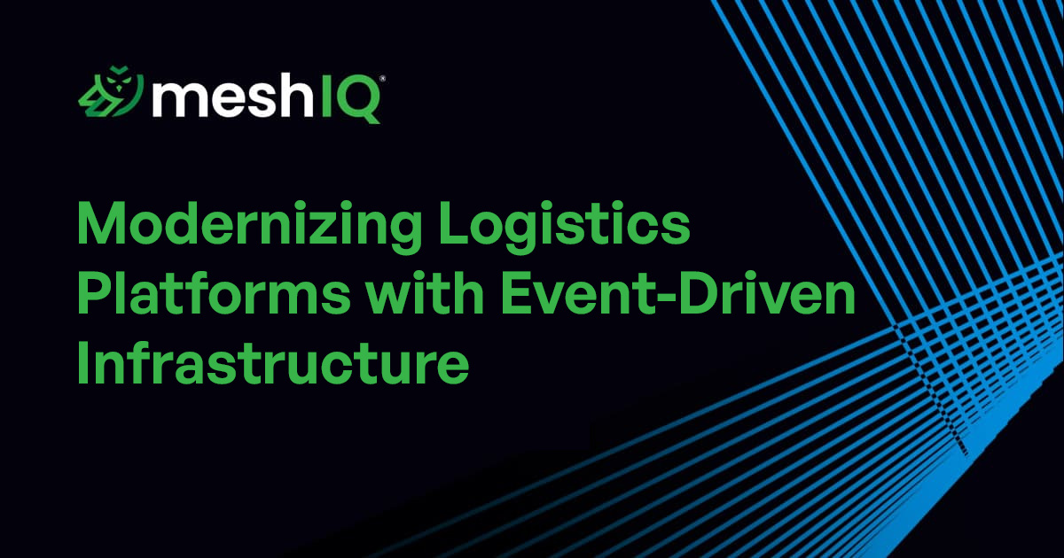 Modernizing Logistics Platforms with Event-Driven Infrastructure