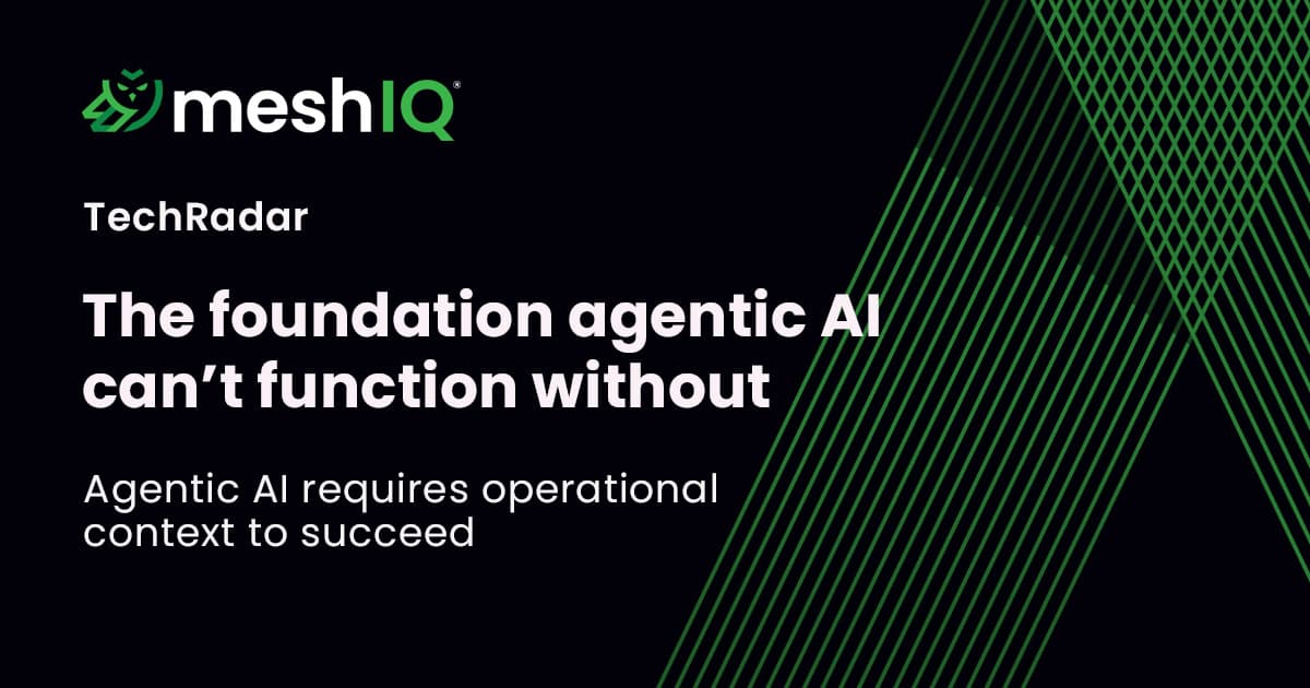 The foundation agentic AI can’t function without. Agentic AI requires operational context to succeed.