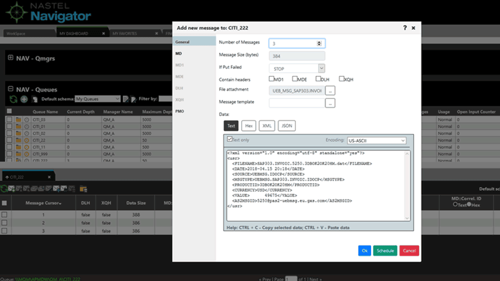 meshIQ for IBM MQ - Free Version integration